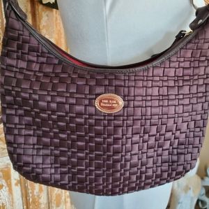 The Sak Brown Satin Woven Handbag. Pristine.